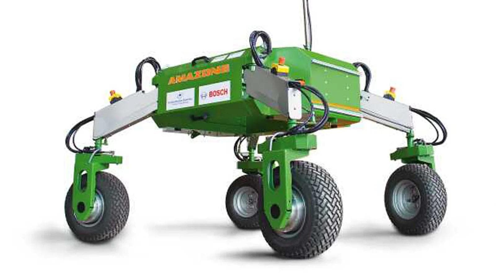 A BoniRob agricultural field robot used as representative cover photography for farm robotics.